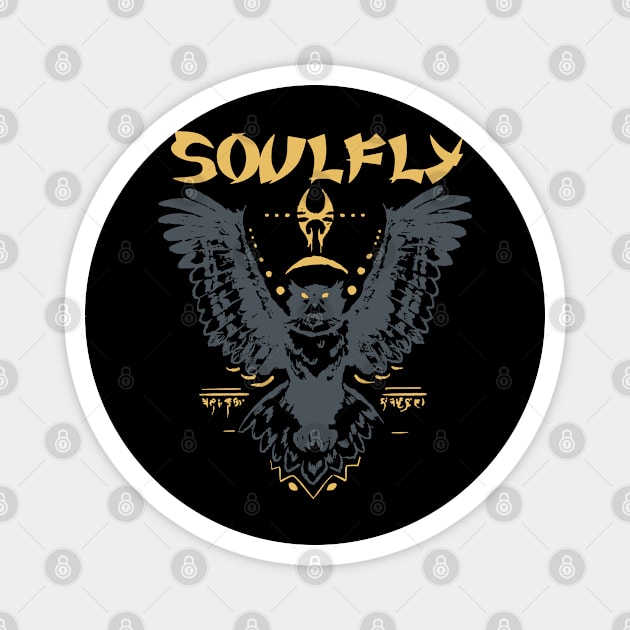 soulfly owl logo Magnet by CoconutSportsCo